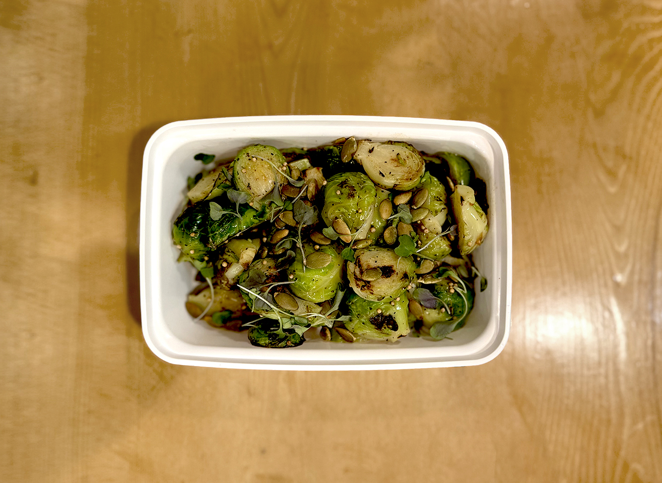 Hot Apple honey roast Brussel Sprouts