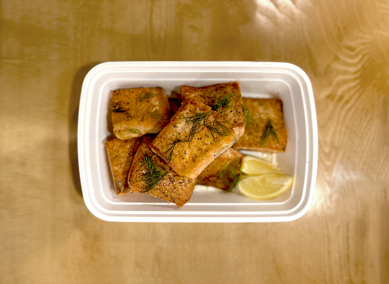 Lemon and Dill Salmon Fillets